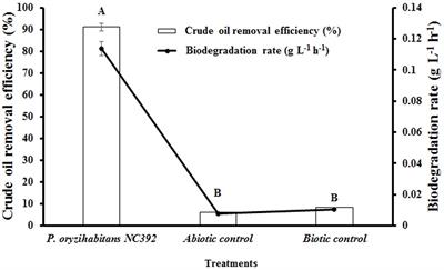 Molecular identification of rhamnolipids produced by Pseudomonas oryzihabitans during biodegradation of crude oil